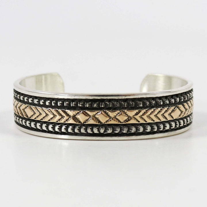 Gold and Silver Cuff by Bruce Morgan - Garland's
