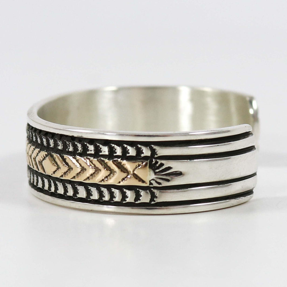 Gold and Silver Cuff by Bruce Morgan - Garland's