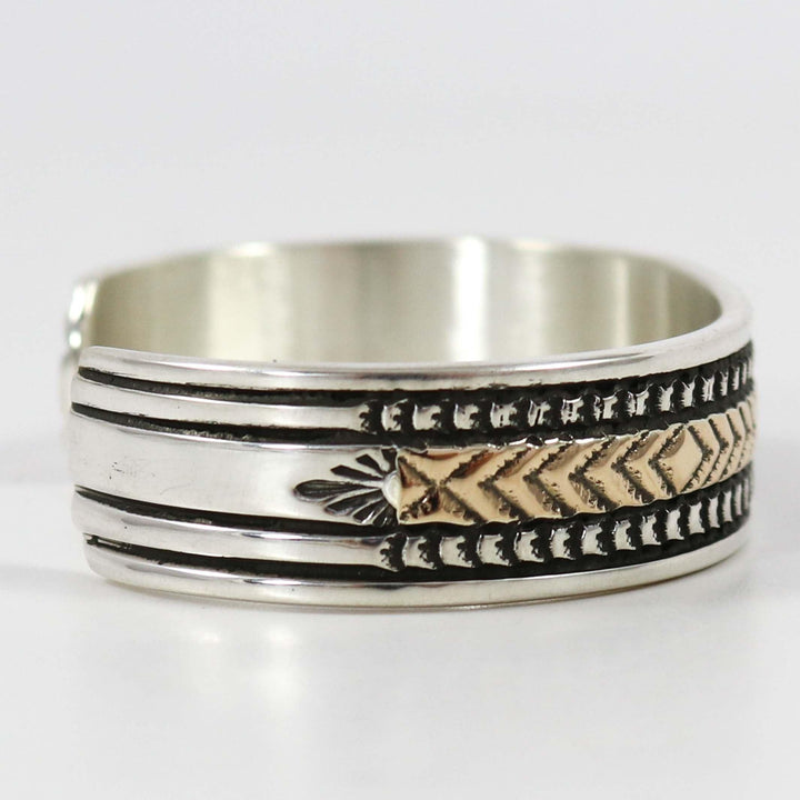Gold and Silver Cuff by Bruce Morgan - Garland's