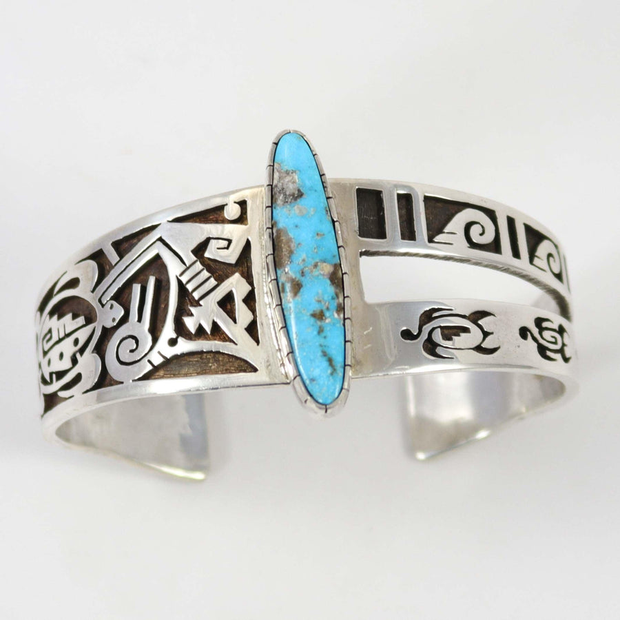 Turquoise Turtle Cuff by Jason Takala Jr. - Garland's