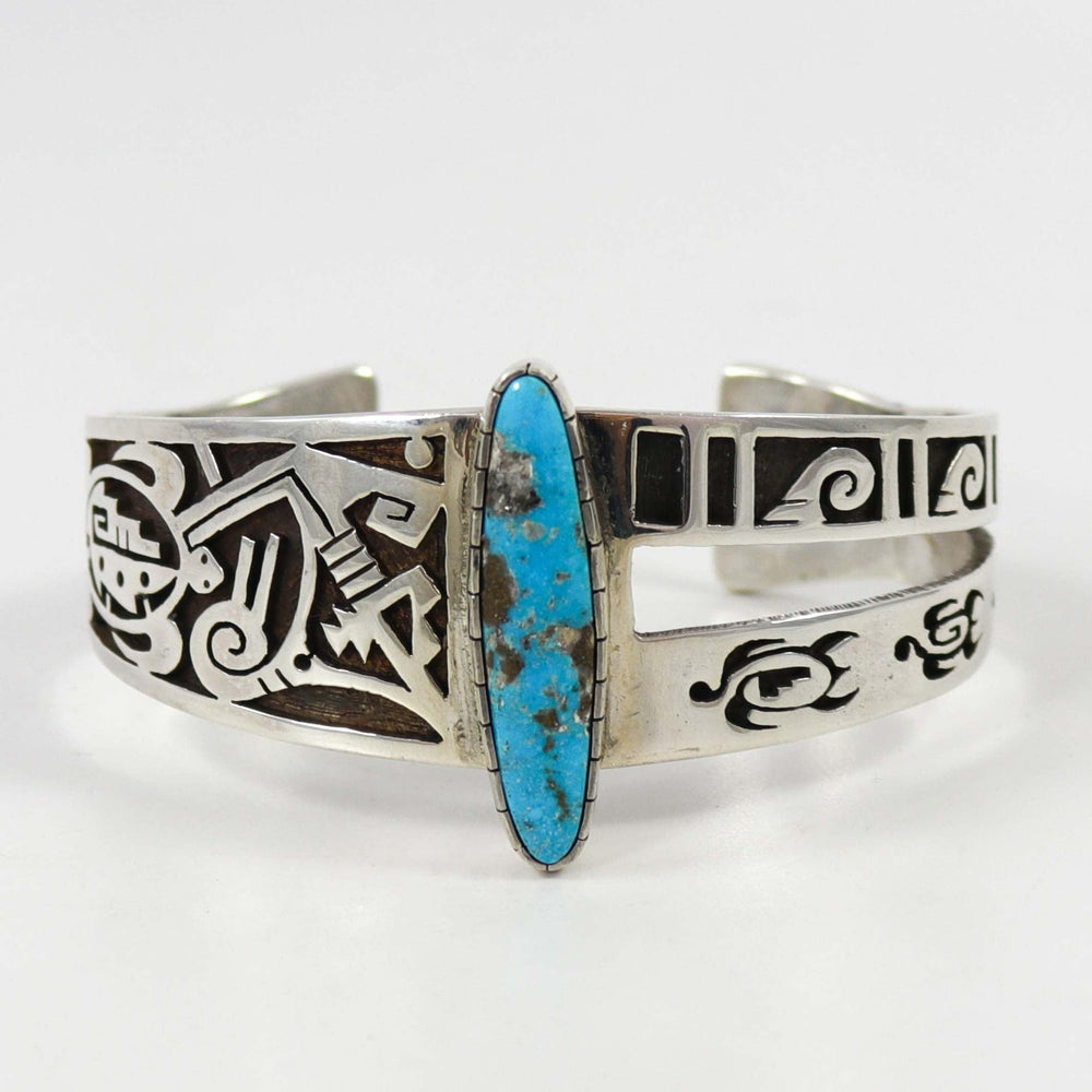 Turquoise Turtle Cuff by Jason Takala Jr. - Garland's