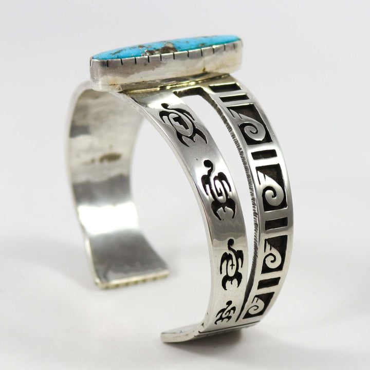 Turquoise Turtle Cuff by Jason Takala Jr. - Garland's