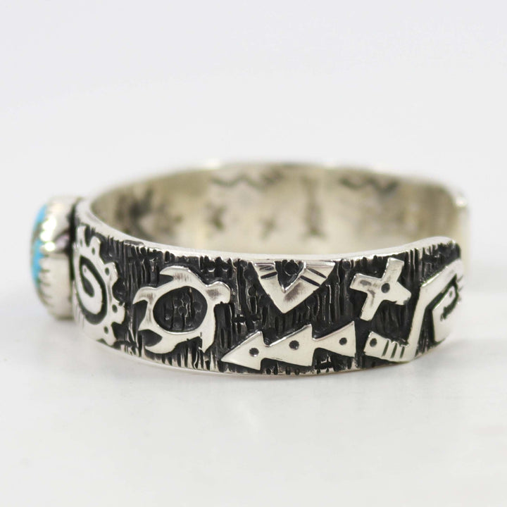 Candelaria Turquoise Cuff by Kee Yazzie - Garland's