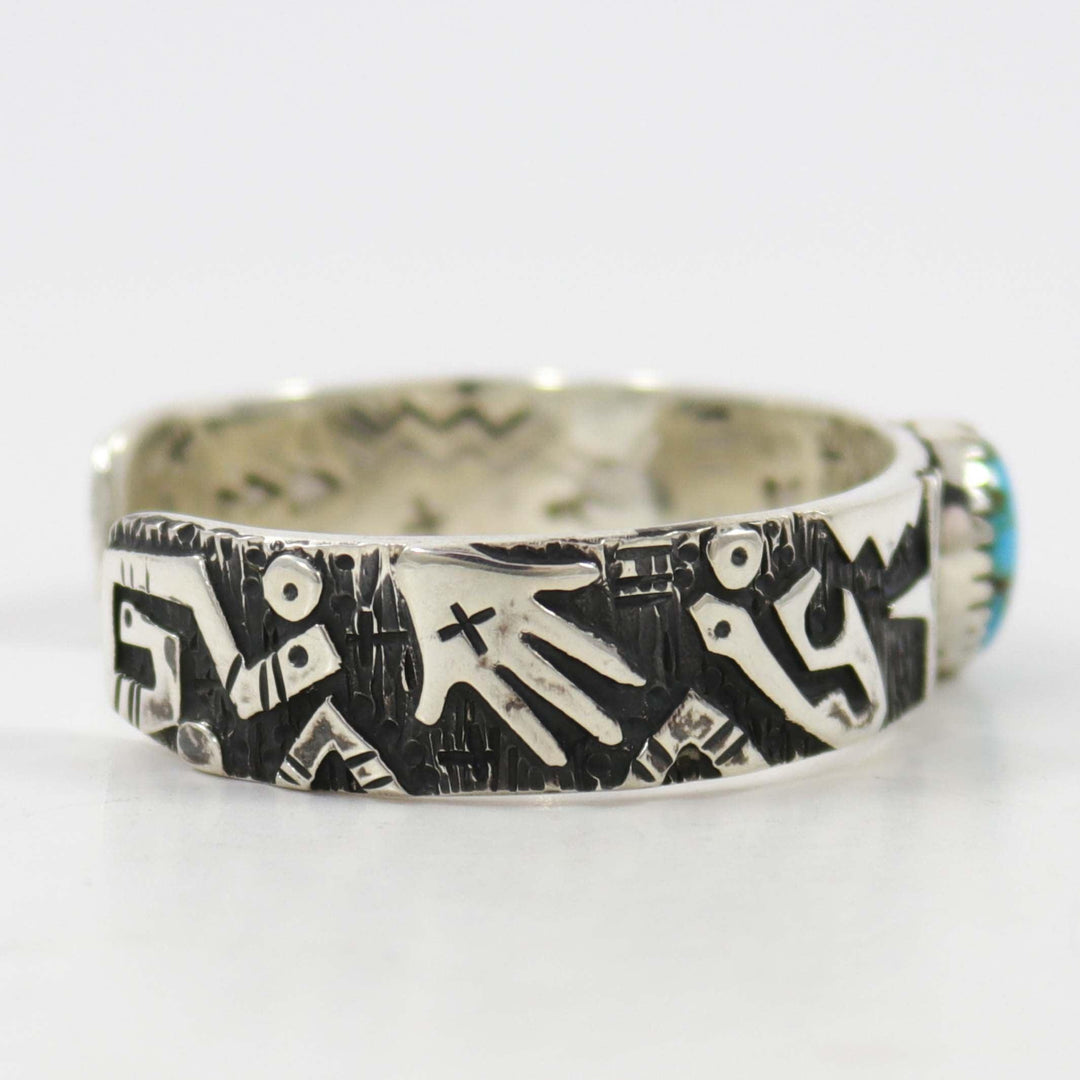 Candelaria Turquoise Cuff by Kee Yazzie - Garland's