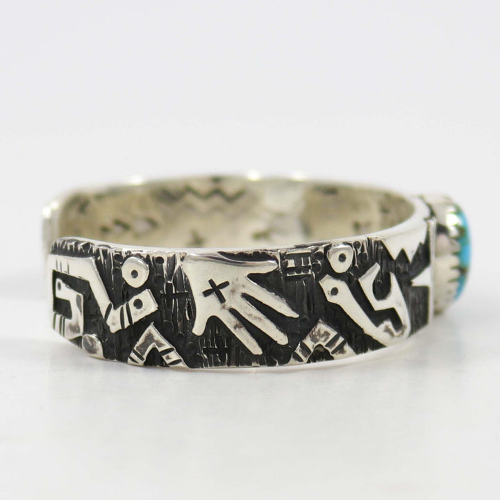 Candelaria Turquoise Cuff by Kee Yazzie - Garland's