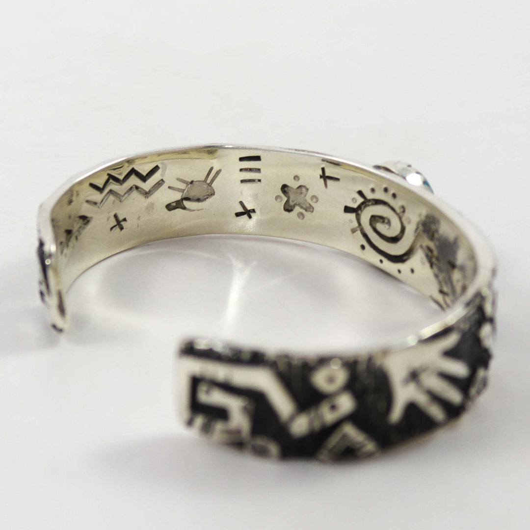 Candelaria Turquoise Cuff by Kee Yazzie - Garland's