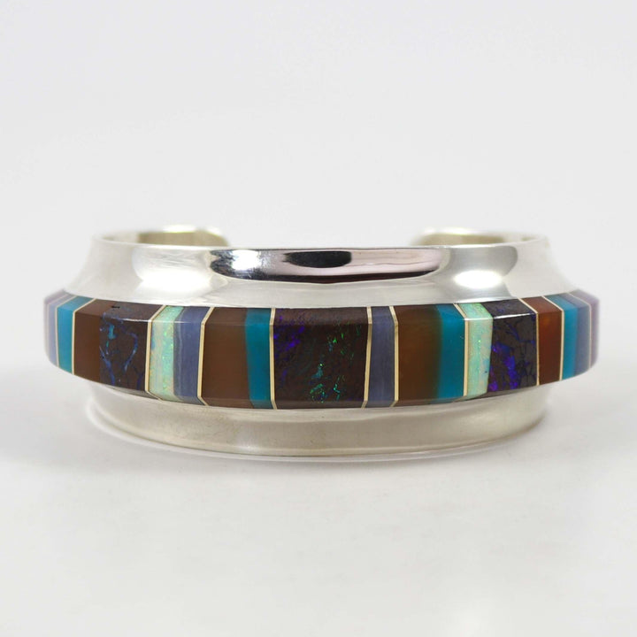 Multi-Stone Inlay Cuff by Duane Maktima - Garland's