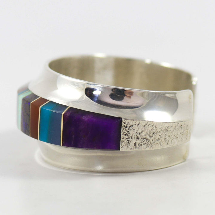 Multi-Stone Inlay Cuff by Duane Maktima - Garland's