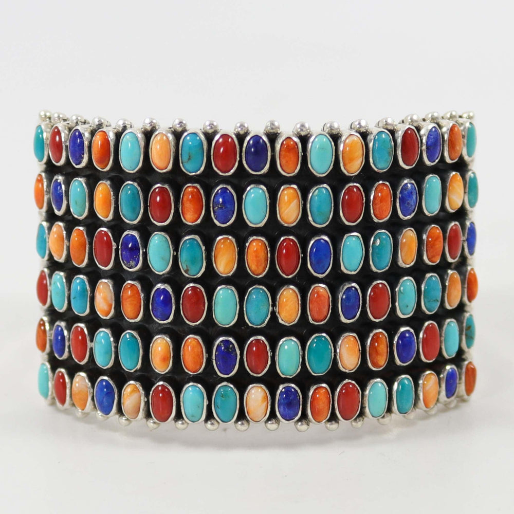 Multi-Stone Row Cuff by Dee Nez - Garland's