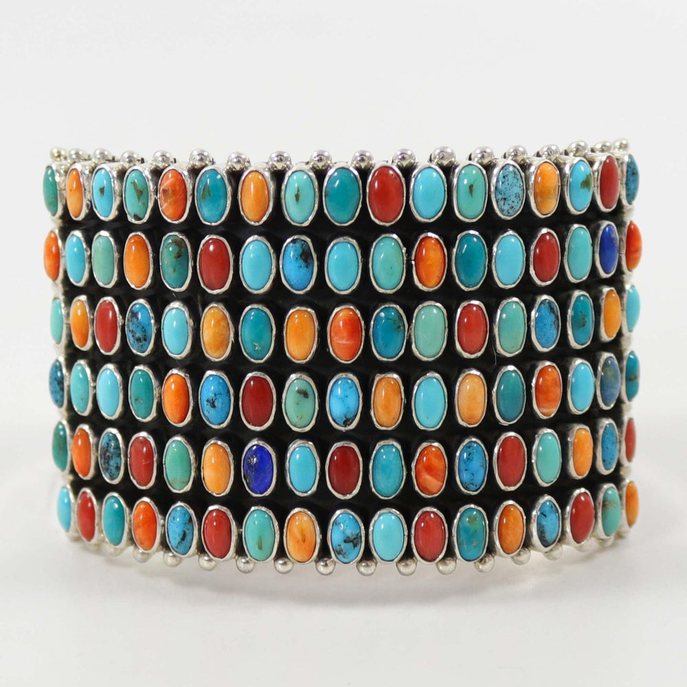 Multi-Stone Row Cuff by Dee Nez - Garland's