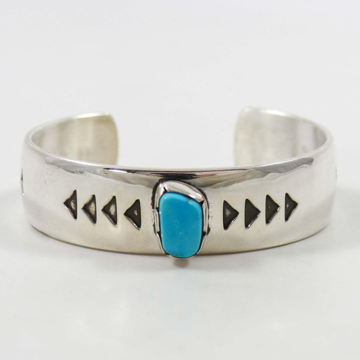 Kingman Turquoise Cuff by Waddie Crazyhorse - Garland's