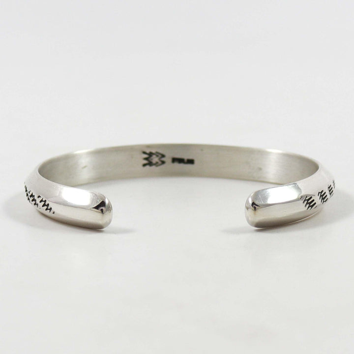 Stamped Silver Cuff