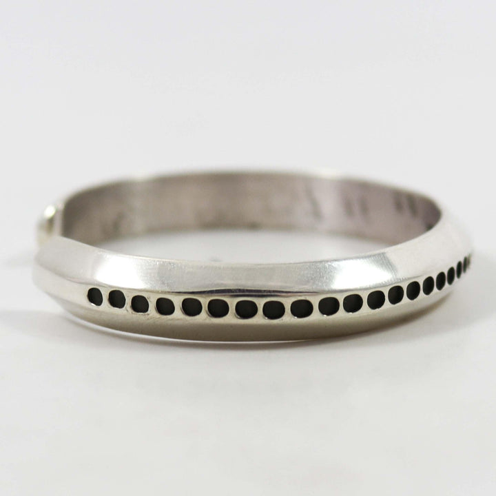 Stamped Silver Cuff by Waddie Crazyhorse - Garland's