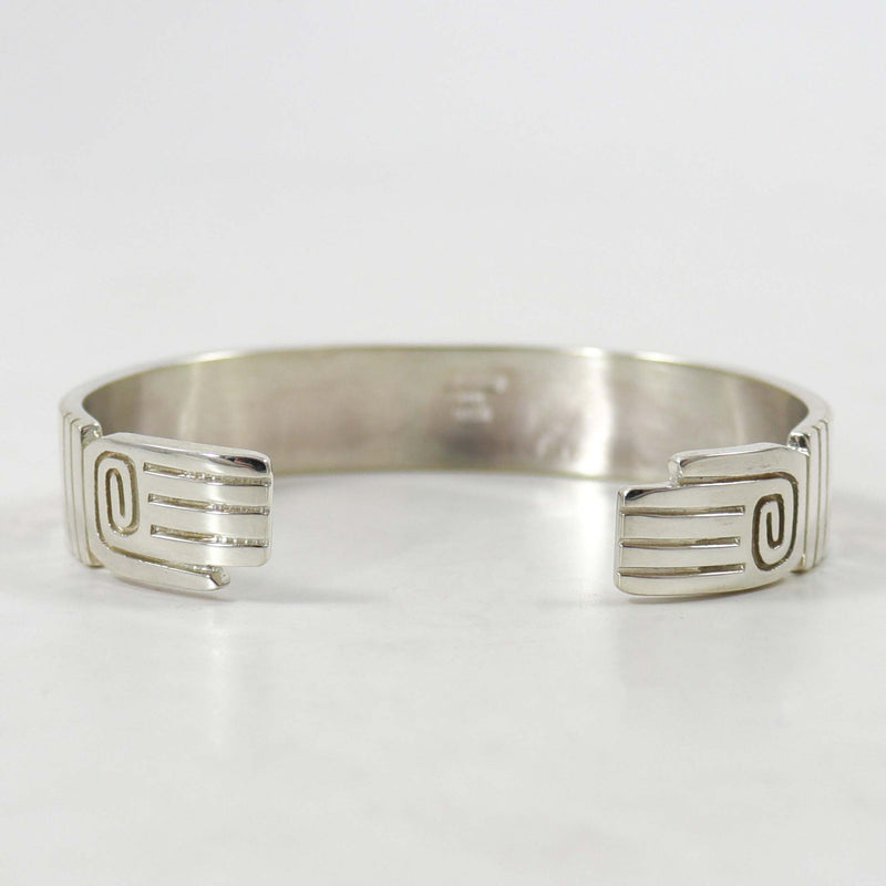 Gold on Silver Bear Cuff