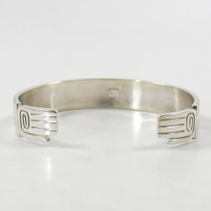 Gold on Silver Bear Cuff by Robert Taylor - Garland's