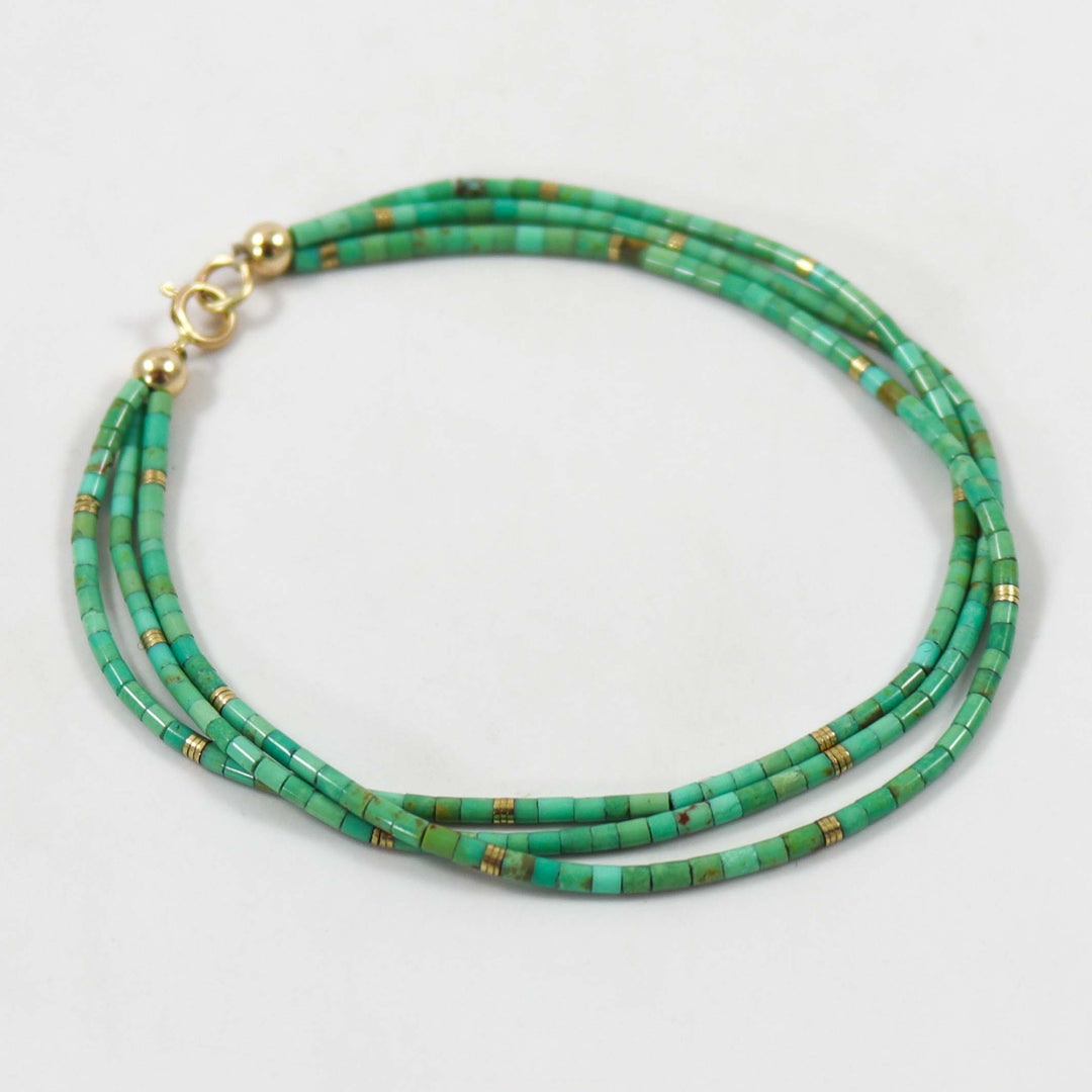 Turquoise Heishi Bracelet