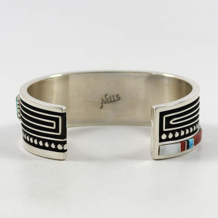 Multi-Stone Inlay Cuff