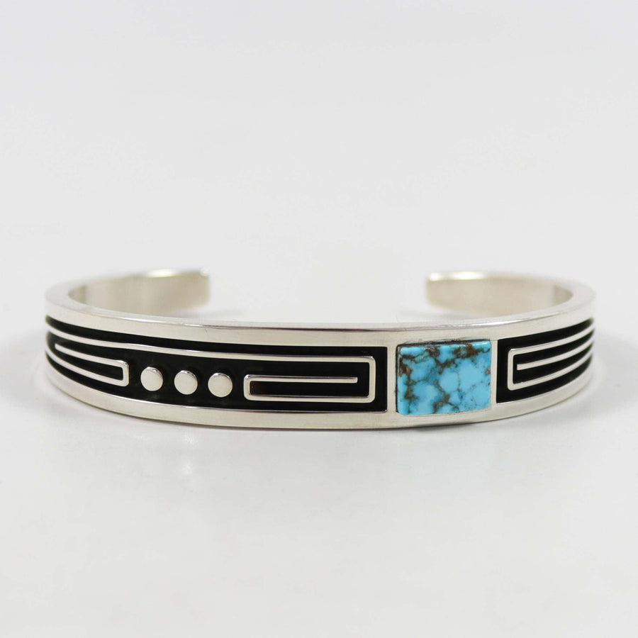 Kingman Turquoise Cuff by Albert Nells - Garland's