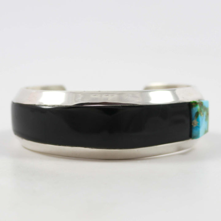 Black Jade and Turquoise Cuff