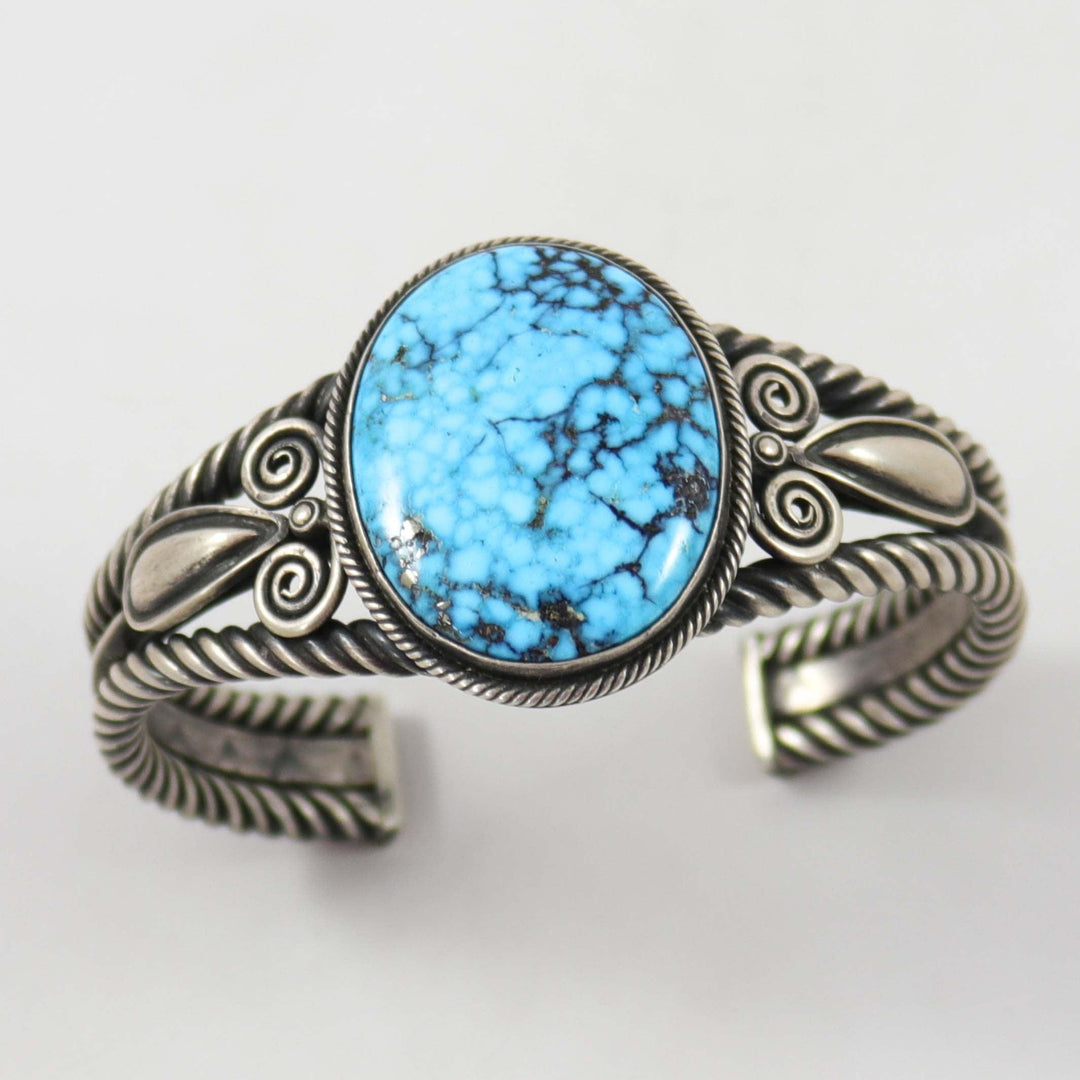 Kingman Turquoise Cuff by Steve Arviso - Garland's