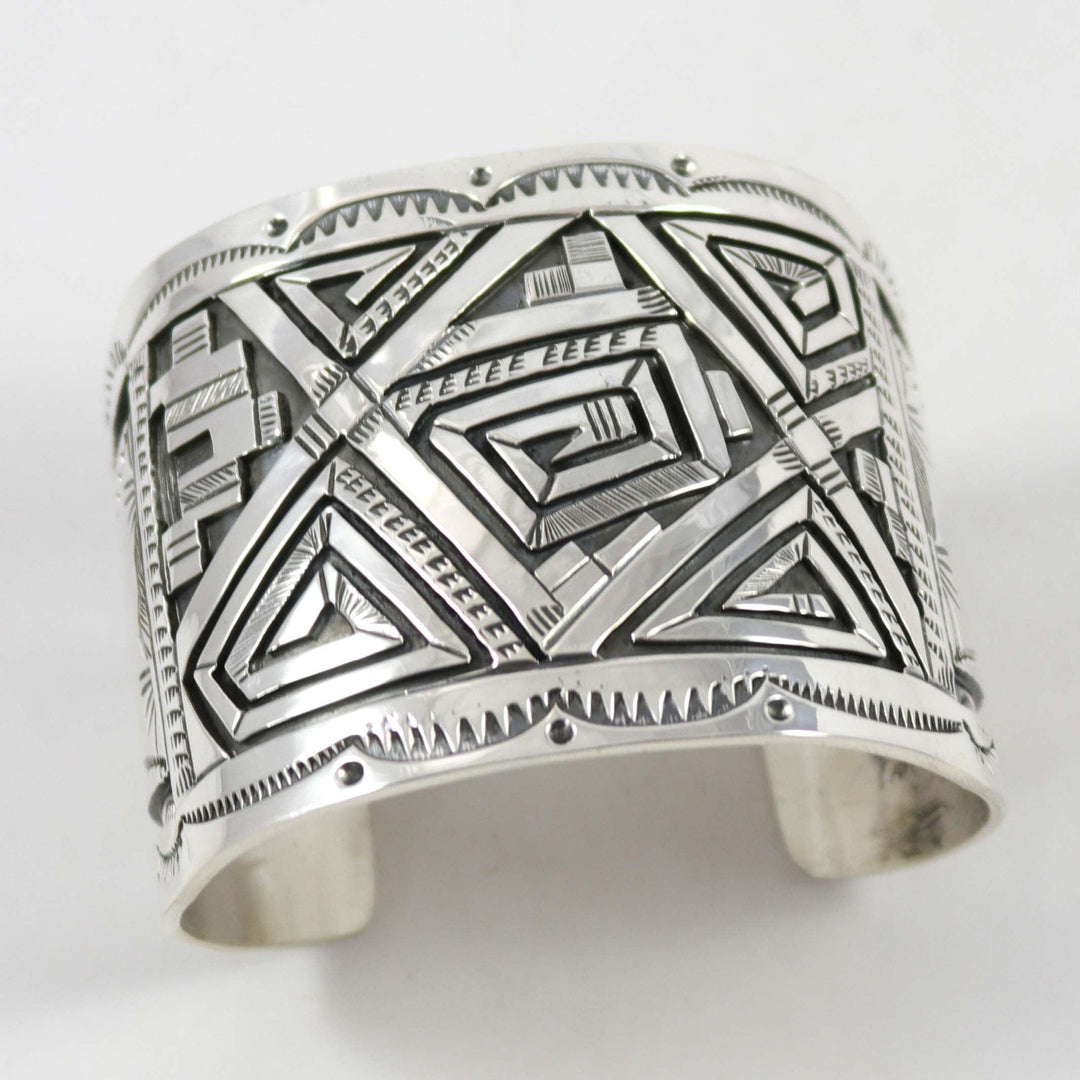Silver Overlay Cuff by Peter Nelson - Garland's