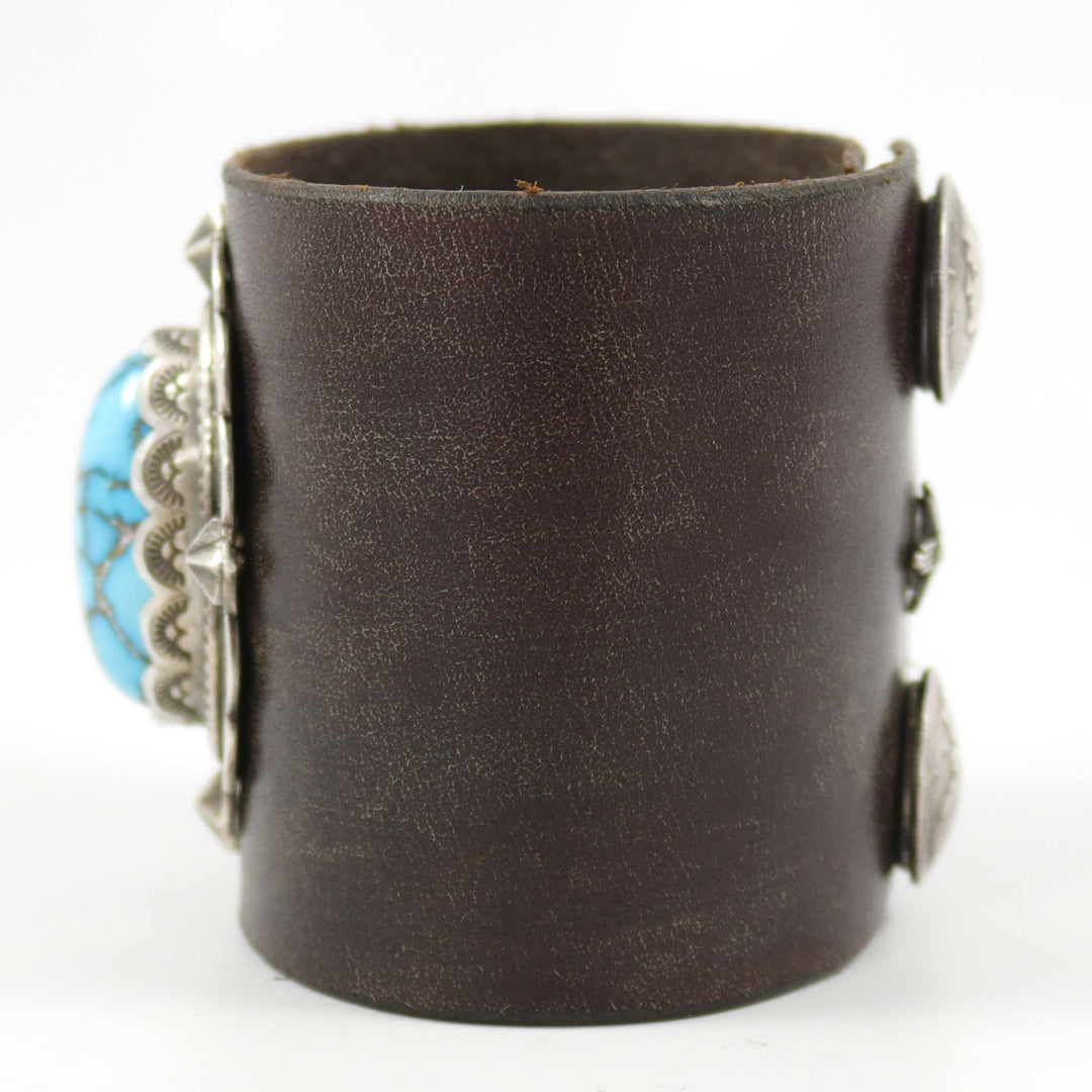 Bracelet en cuir turquoise Bisbee