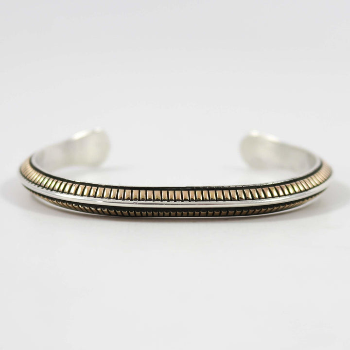 Silver and Gold Cuff by Bruce Morgan - Garland's