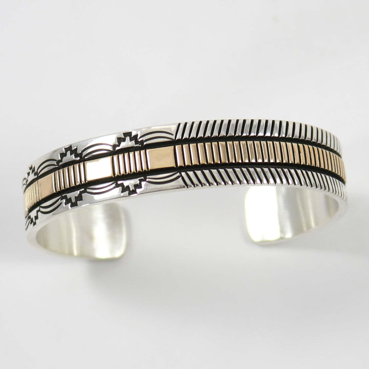 Silver and Gold Cuff by Bruce Morgan - Garland's