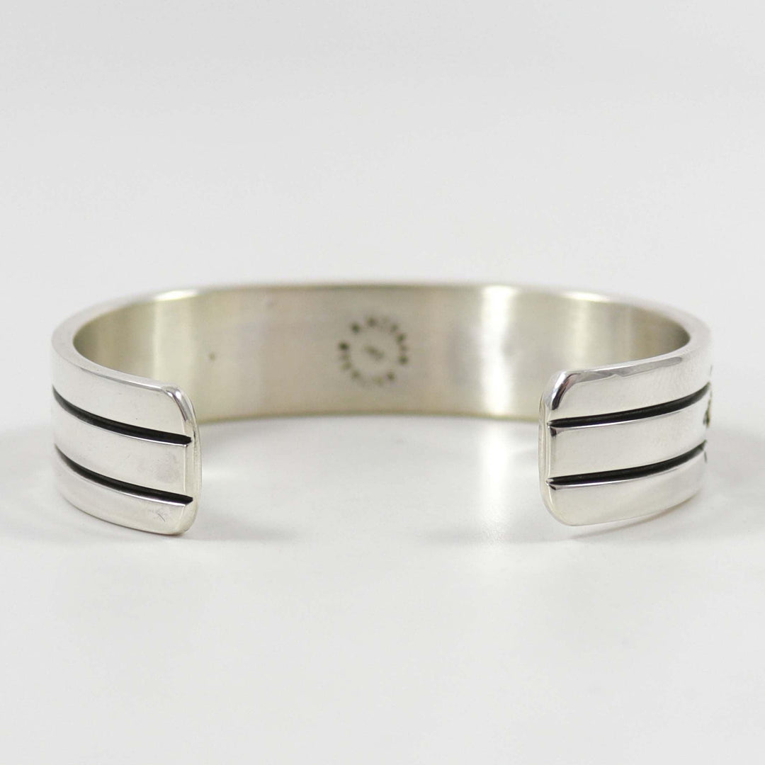 Silver and Gold Cuff by Bruce Morgan - Garland's