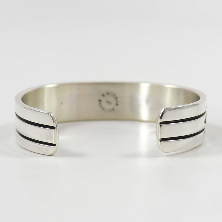 Silver and Gold Cuff by Bruce Morgan - Garland's