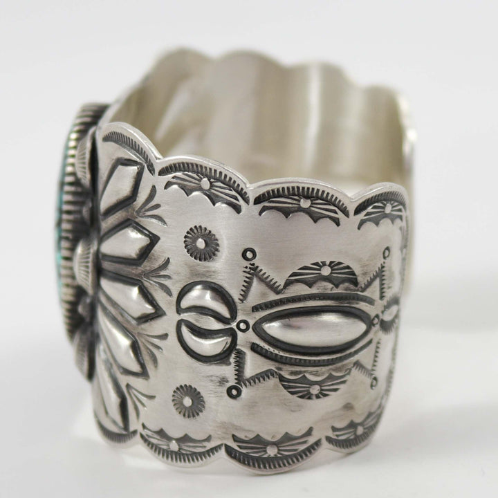 Hubei Turquoise Cuff by Philbert Begay - Garland's