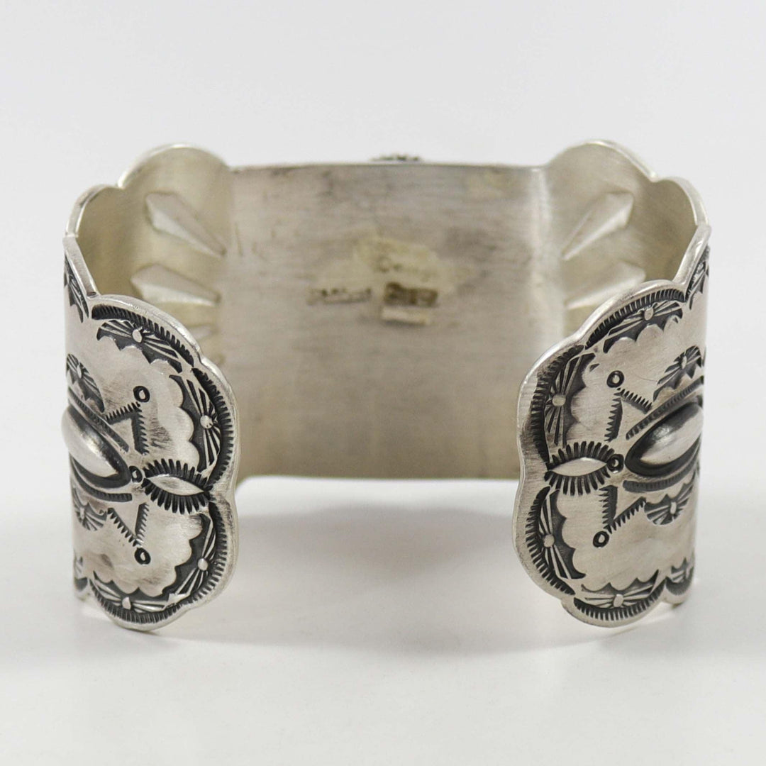 Hubei Turquoise Cuff by Philbert Begay - Garland's