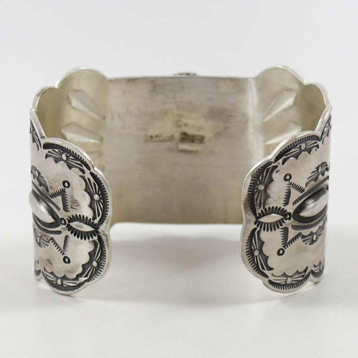 Hubei Turquoise Cuff by Philbert Begay - Garland's