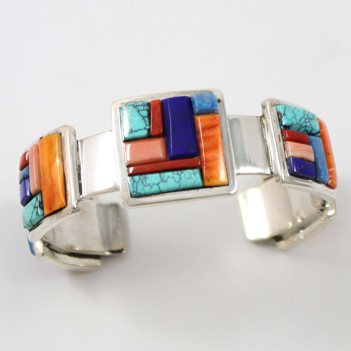 Colorful Inlay Cuff by Lynol Yellowhorse - Garland's