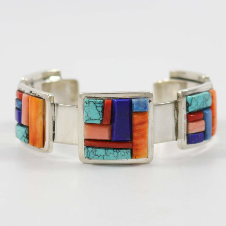Colorful Inlay Cuff by Lynol Yellowhorse - Garland's