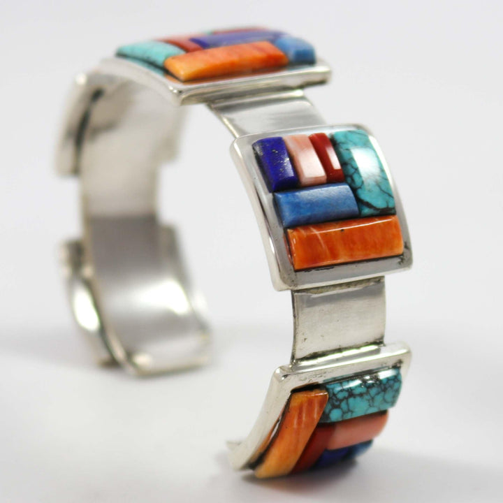 Colorful Inlay Cuff by Lynol Yellowhorse - Garland's