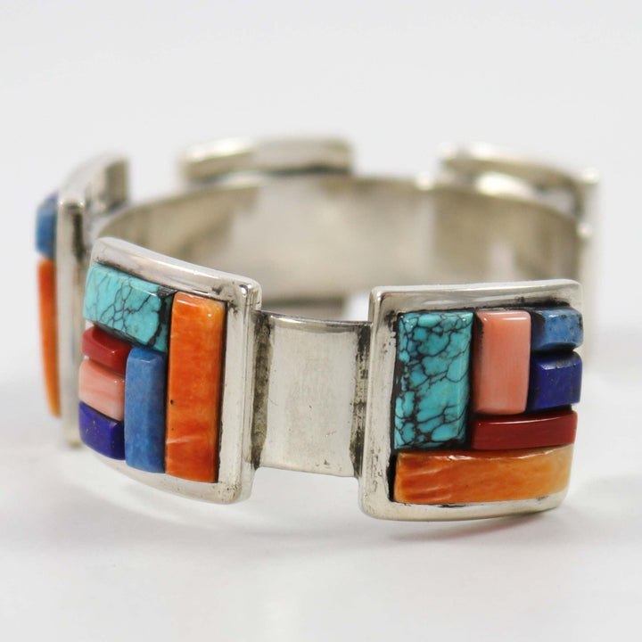 Colorful Inlay Cuff by Lynol Yellowhorse - Garland's
