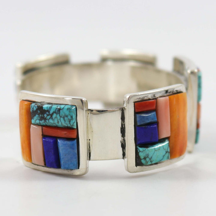 Colorful Inlay Cuff by Lynol Yellowhorse - Garland's