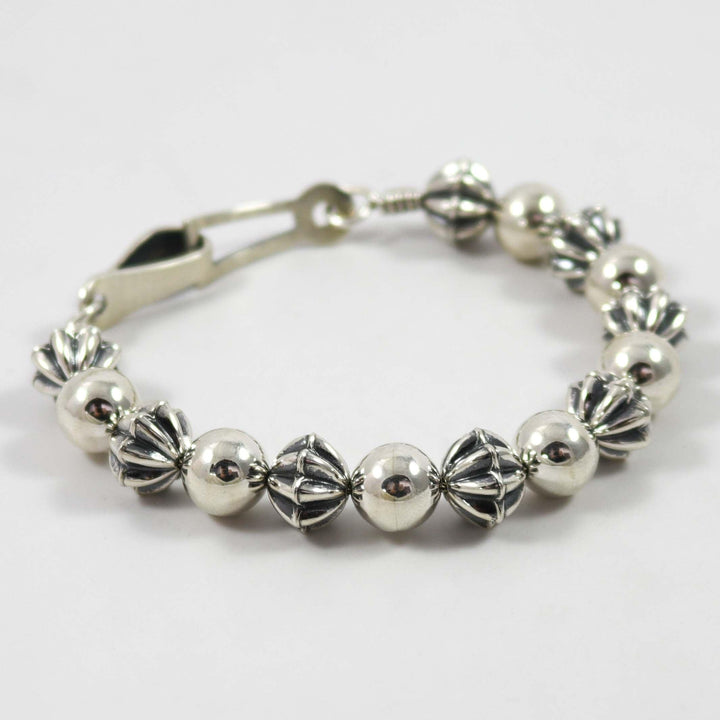 Silver Bead Bracelet