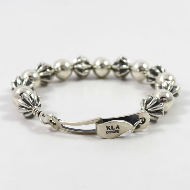 Silver Bead Bracelet by Kyle Lee-Anderson - Garland's