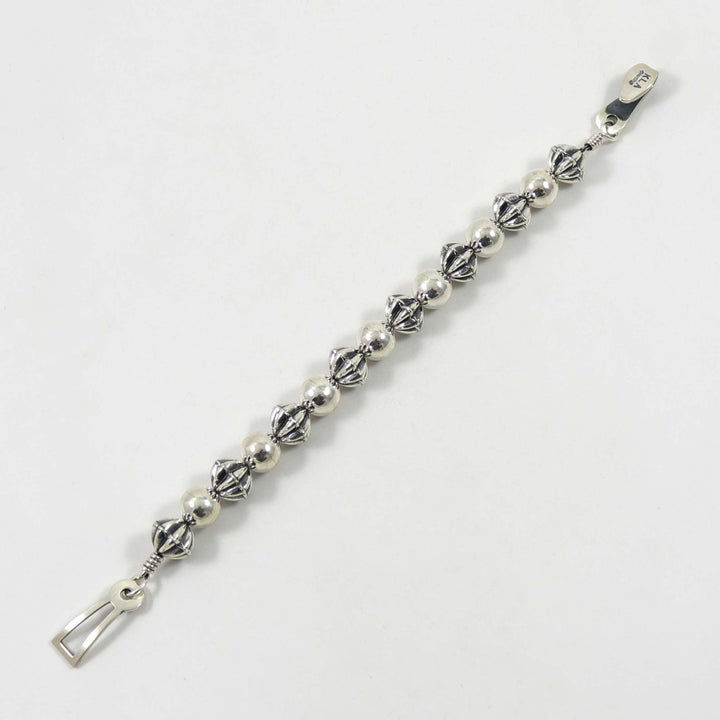 Silver Bead Bracelet by Kyle Lee-Anderson - Garland's
