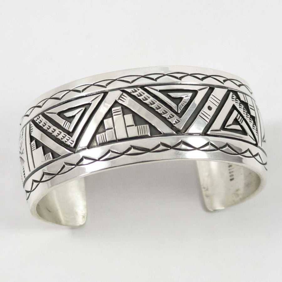Silver Overlay Cuff by Peter Nelson - Garland's