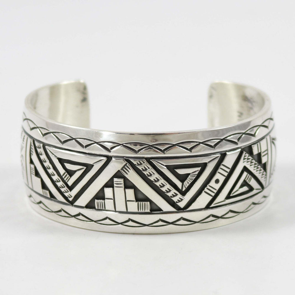 Silver Overlay Cuff by Peter Nelson - Garland's