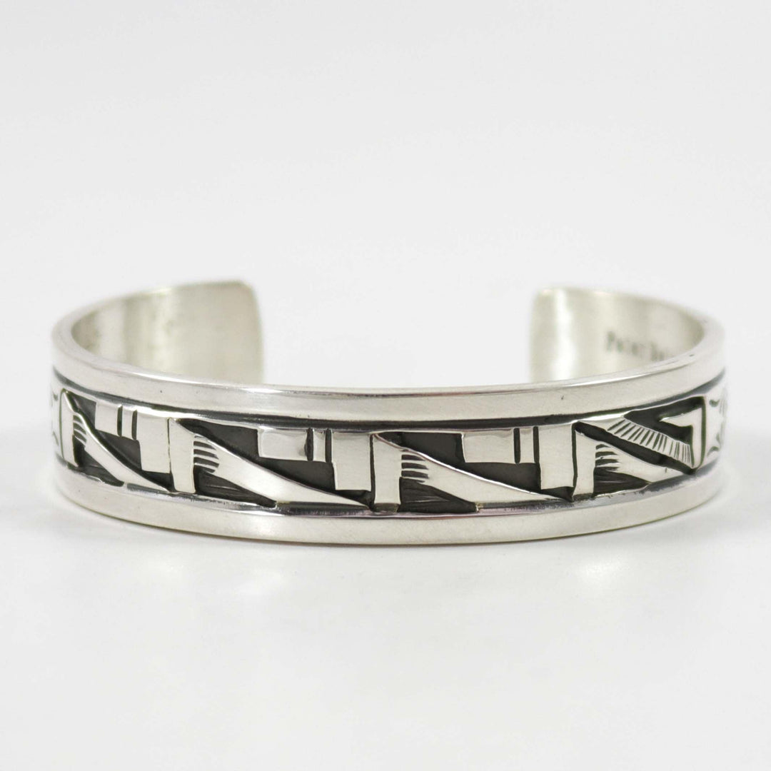 Silver Overlay Cuff by Peter Nelson - Garland's