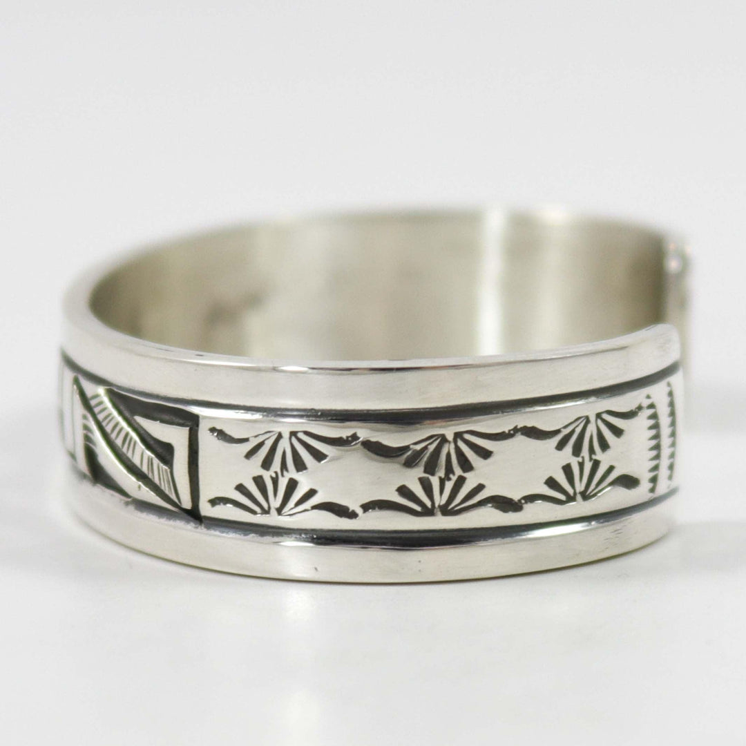 Silver Overlay Cuff by Peter Nelson - Garland's