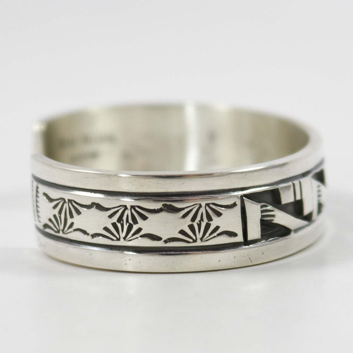 Silver Overlay Cuff by Peter Nelson - Garland's