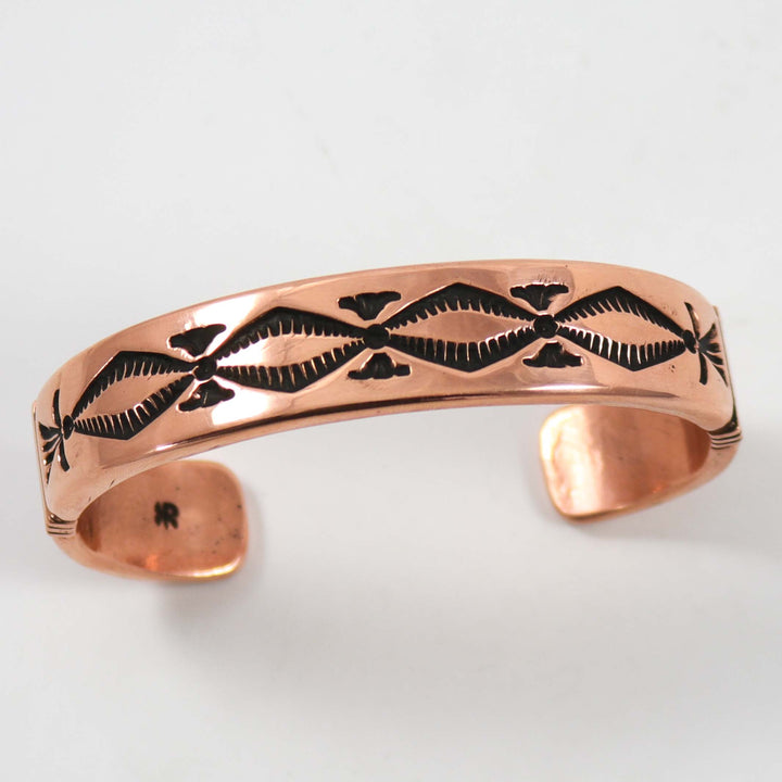 Stamped Copper Cuff