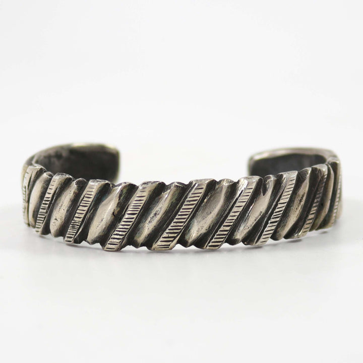Coin Silver Cuff by Jock Favour - Garland's