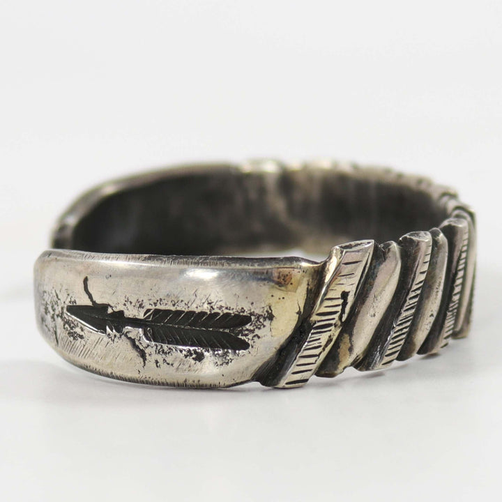 Coin Silver Cuff by Jock Favour - Garland's