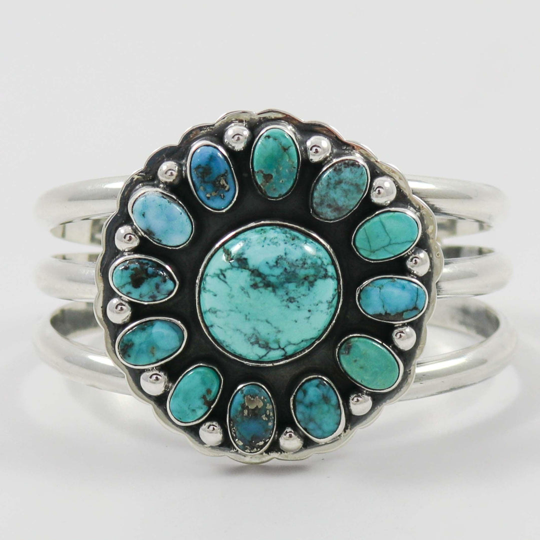 Blue Gem Turquoise Cuff by Noah Pfeffer - Garland's